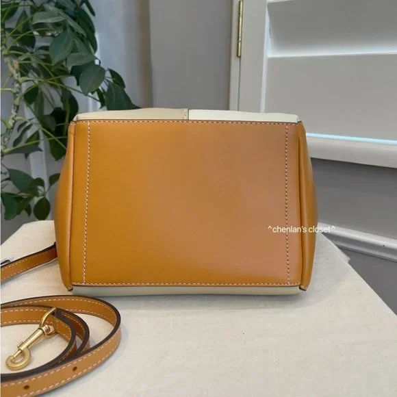 🔥NeW! $598 Tory Burch Color Block Satchel - Picture 13 of 15